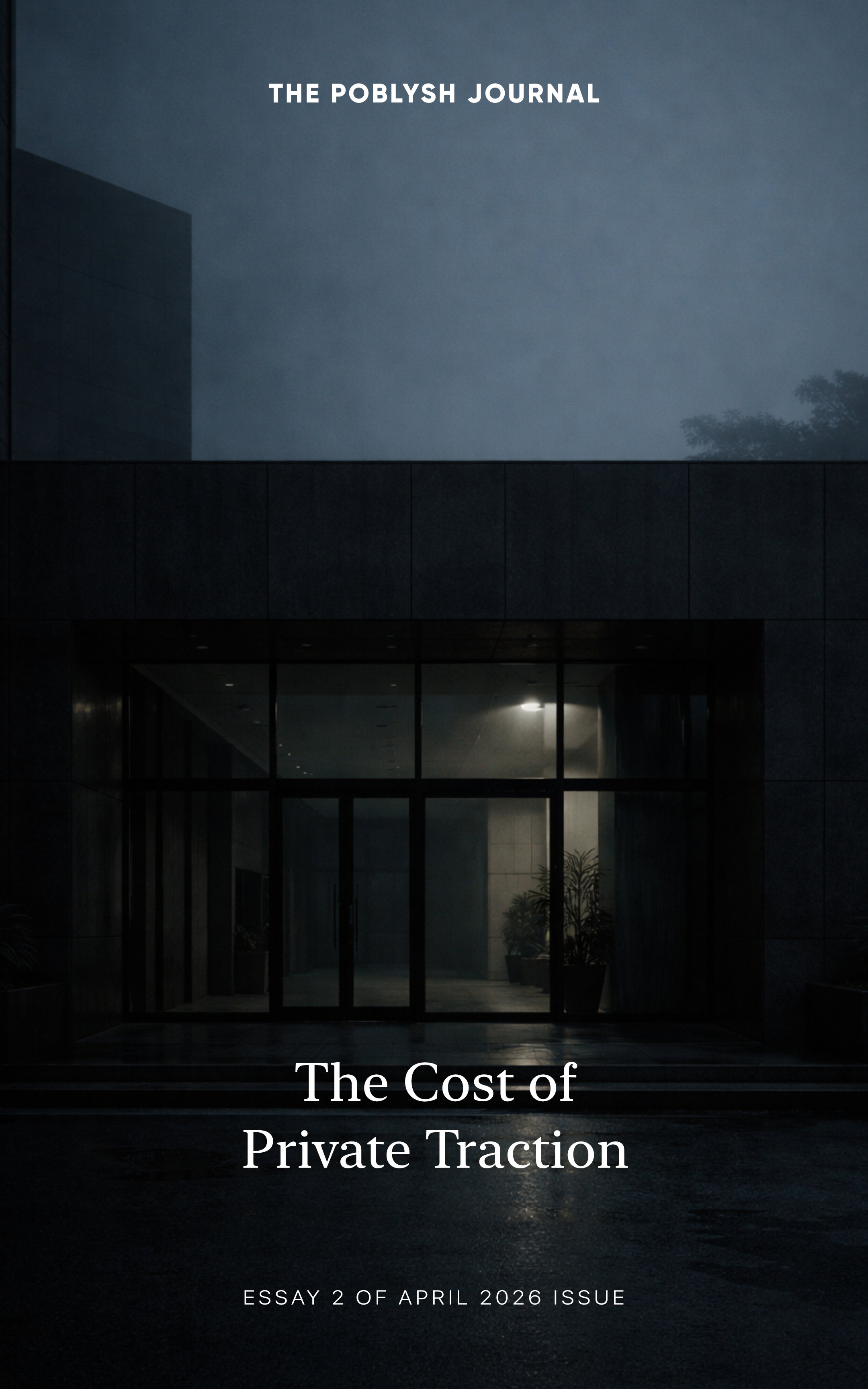 The Cost of Private Traction - page 1